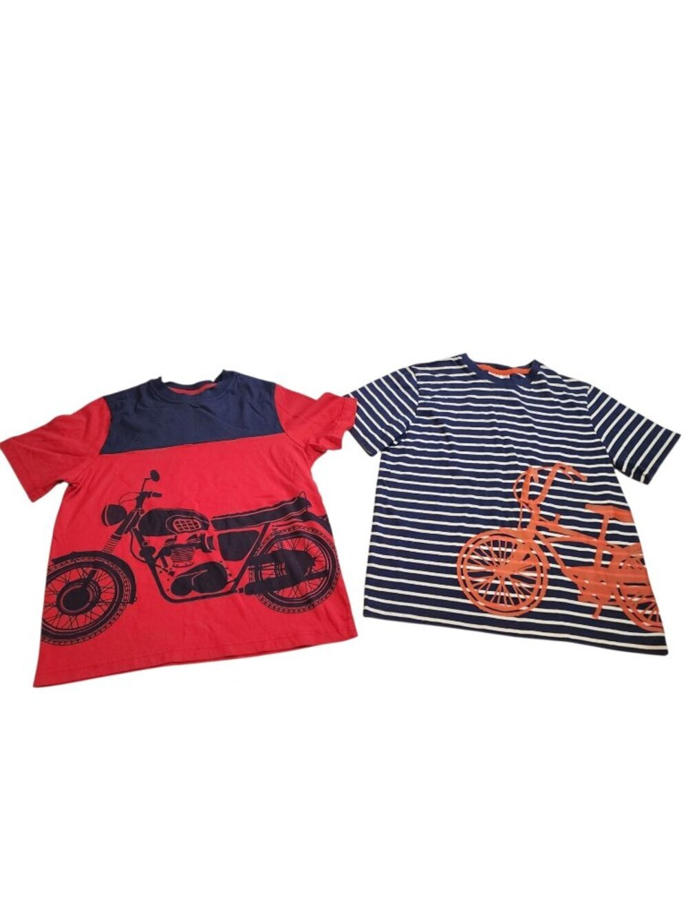 Hanna Andersson boys t-shirt bundle sz 140  / 10 Short Sleeve Summer Bike